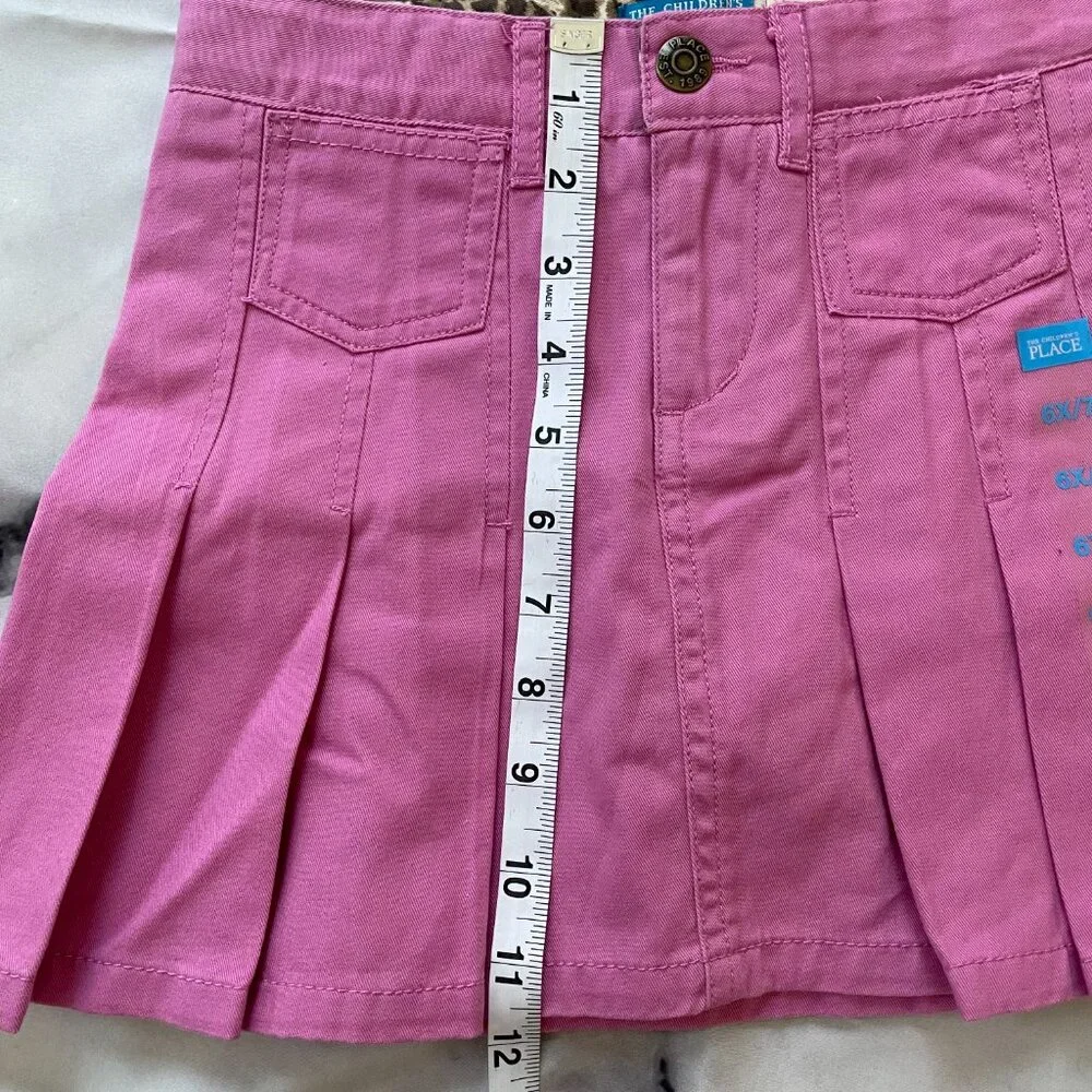 NWT Vintage Y2K The Children’s Place Pink Pleated Skort - Size 6X/7